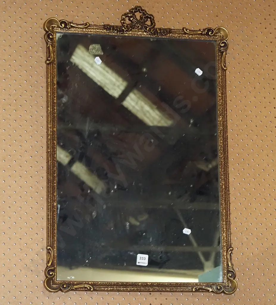 gilt framed wall mirror H700 Image 1++