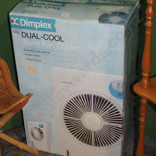 boxed Dimplex 30cm fan/cooler