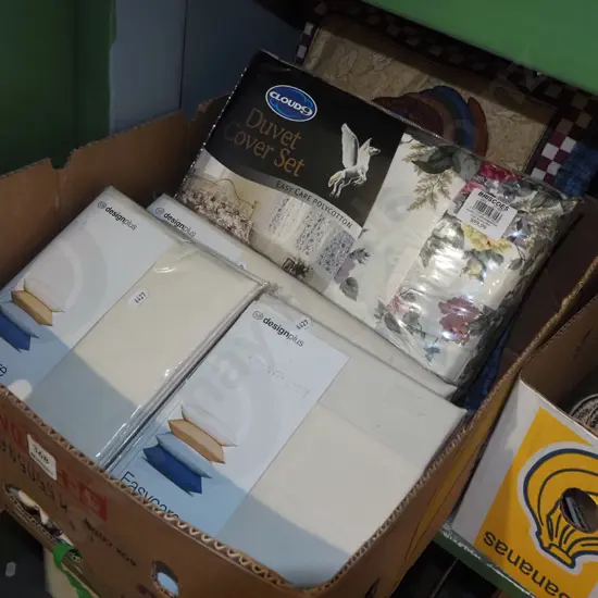 box; as new pillow cases, cover sets, cushion