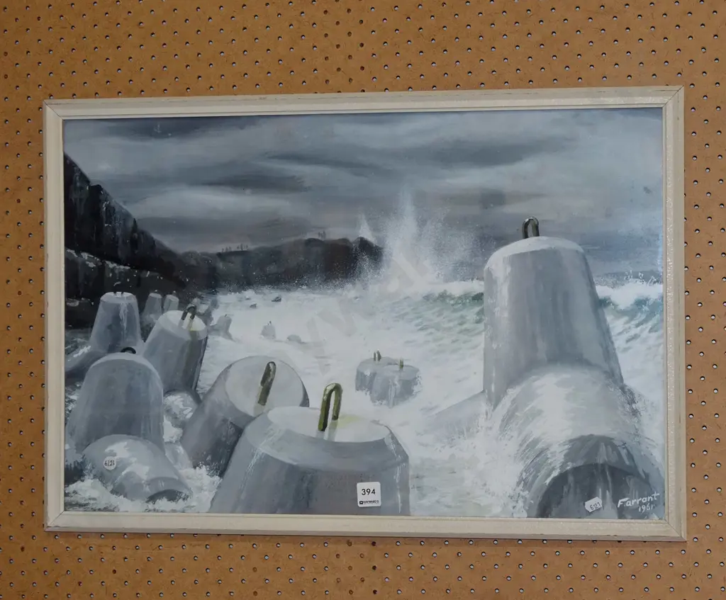 framed acrylic - coastal scene Image 1++