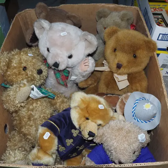 box of teddy bears
