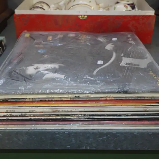 LPs; Paul McCartney, Alice Cooper, The Hollies etc