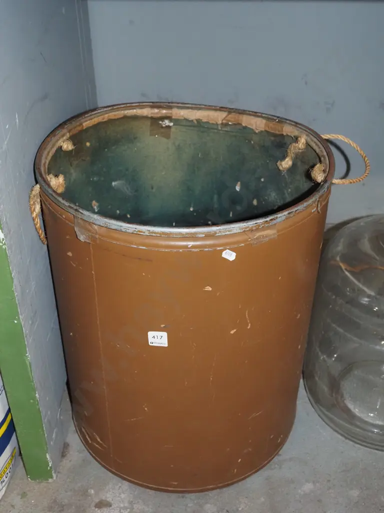 rope handled rubbish bin H520 Image 1++