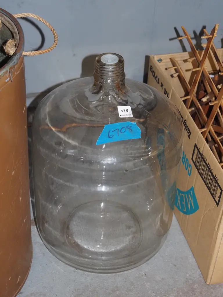 large glass demi john H470 Image 1++