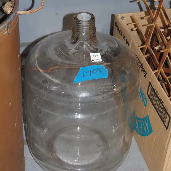 large glass demi john H470