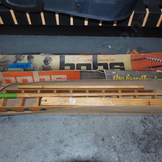 Bobs game and box - box in poor condition