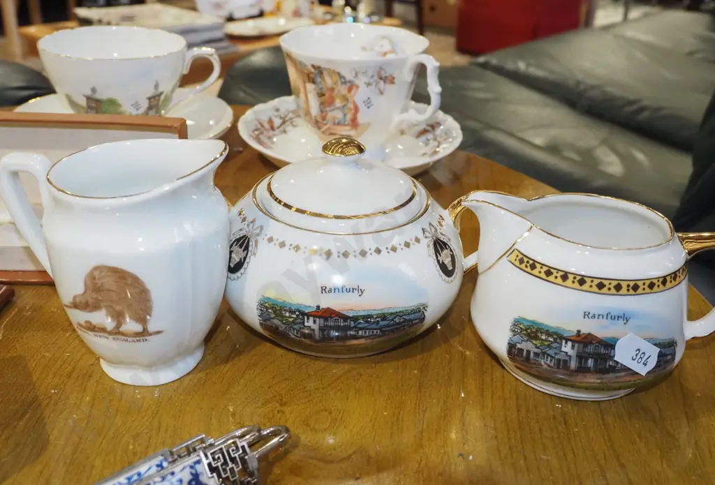 cups, saucers, teaspoons, soapstone figurines etc Image 1++