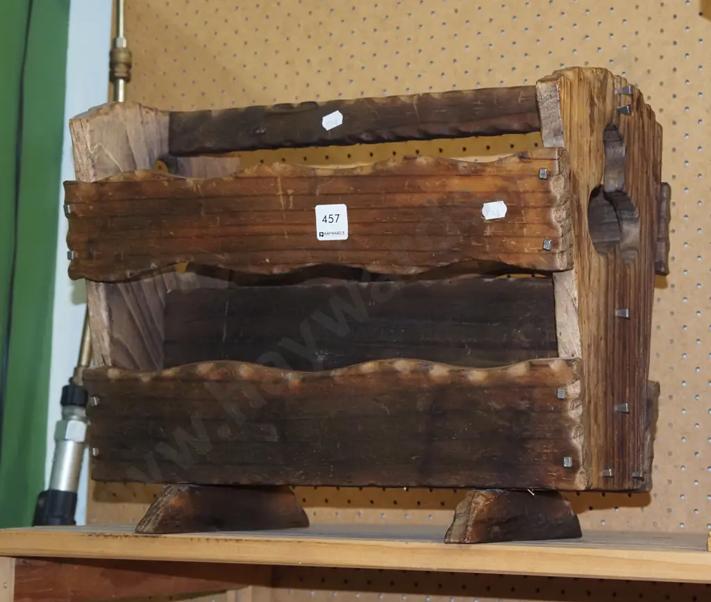 rustic magazine rack Image 1++