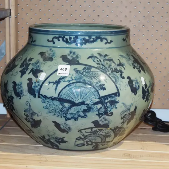 large Asian jardiniere H290