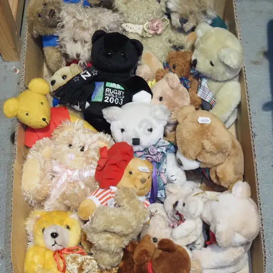 box of teddy bears