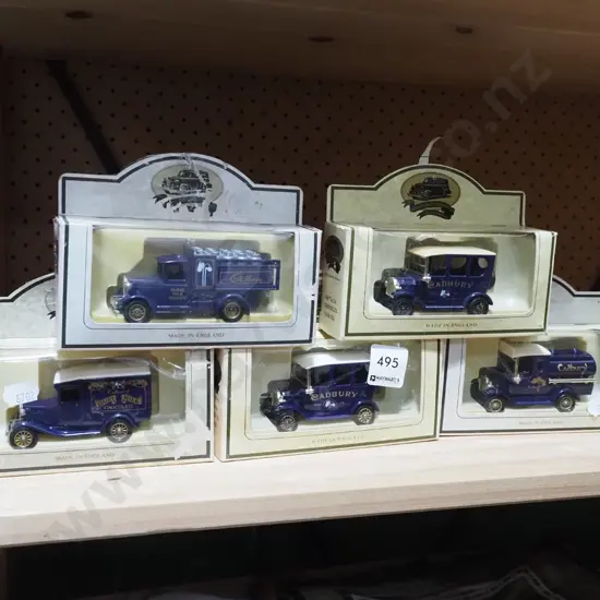 5x boxed models of yesteryear
