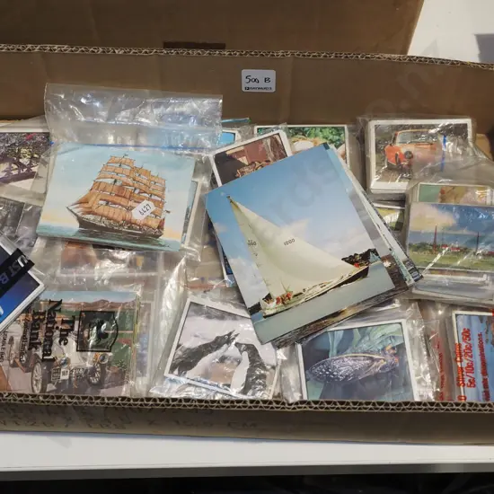 box of Sanitarium collector cards
