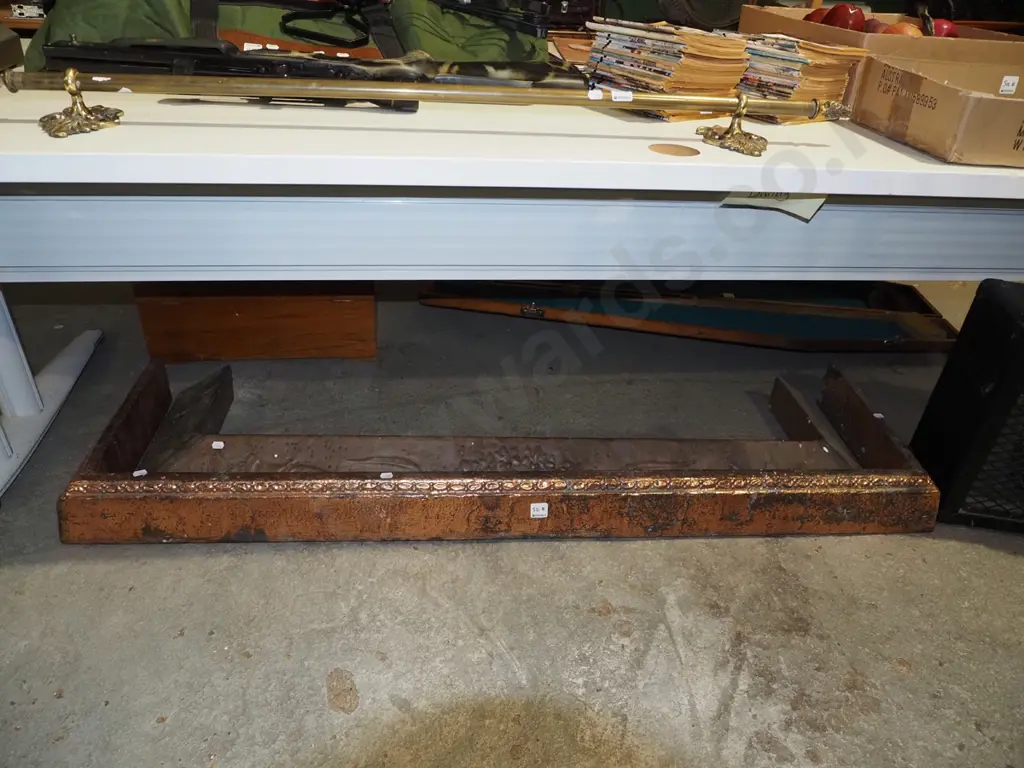 vintage beaten copper fire surround Image 1++