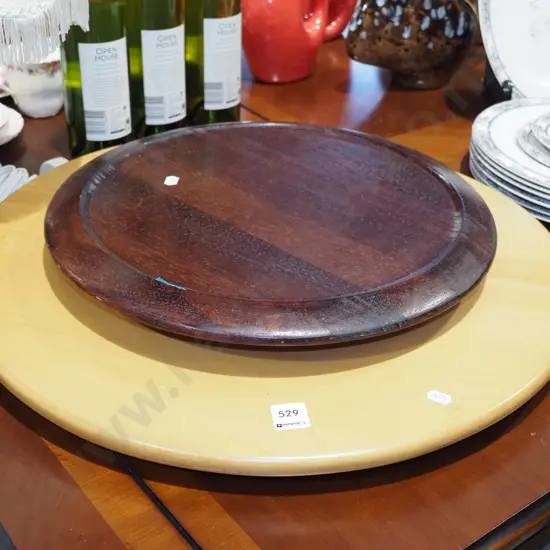 kauri lazy susan, mahogany lazy susan Largest Diam550