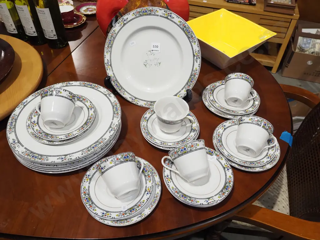 Royal Doulton Tavistock plates, cups, saucers Image 1++