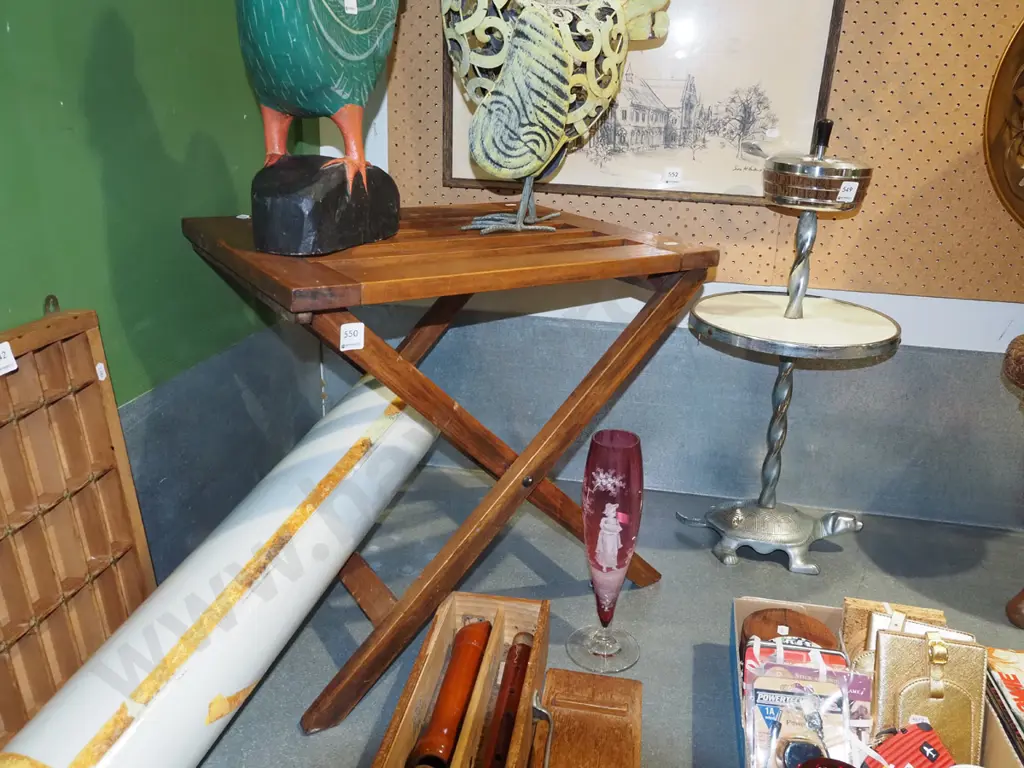 foldaway side table/stool H480 Image 1++