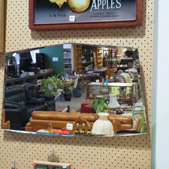 bevelled edge wall mirror