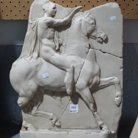 composite 3D classical wall art - man on horse
