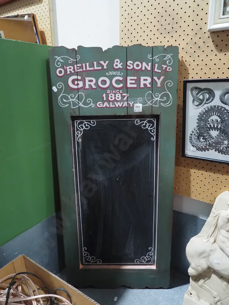 reproduction grocer's blackboard H900 Image 1++