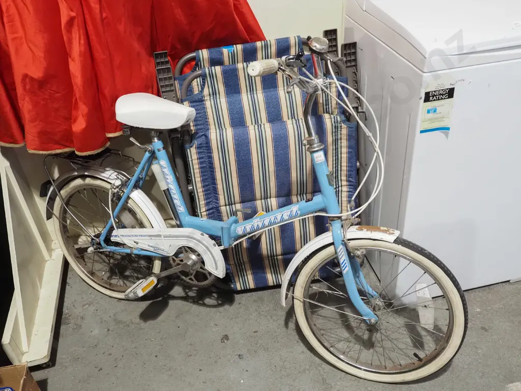 Univesal fold in half push bike - chrome is rusty Image 1++