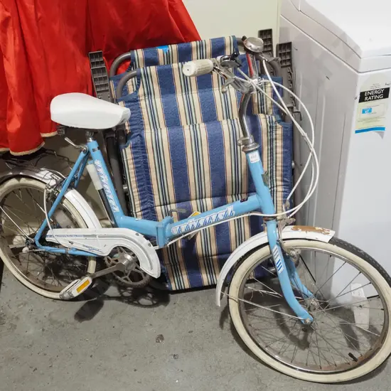 Univesal fold in half push bike - chrome is rusty