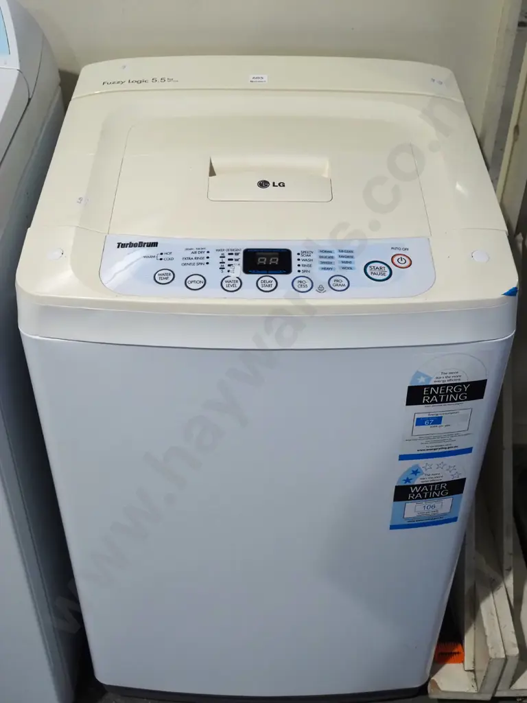 LG Fuzyy Logic 5.5kg top loader washing machine Image 1++