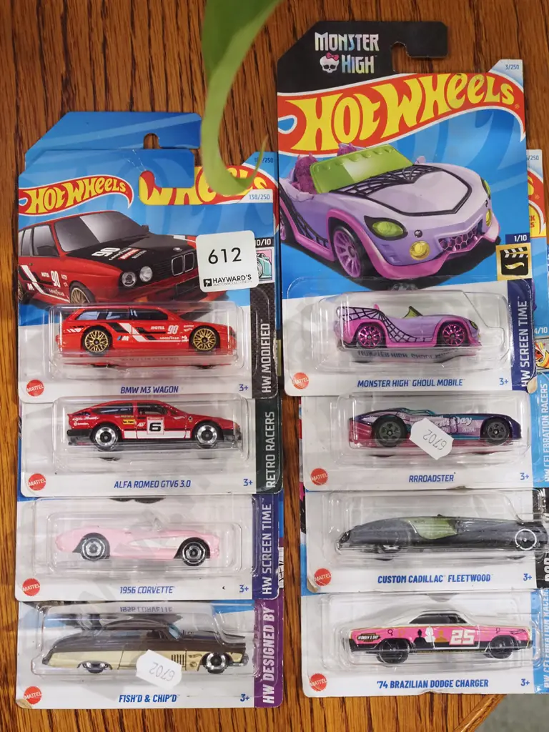 8x as new carded Hotwheels vehicles Image 1++