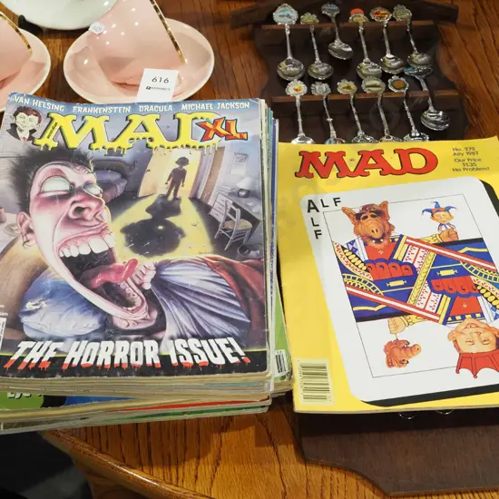 stack of Mad magazines