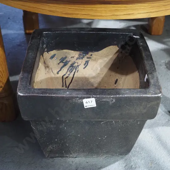 glazed garden planter H260
