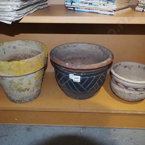 3x garden planters Tallest H210