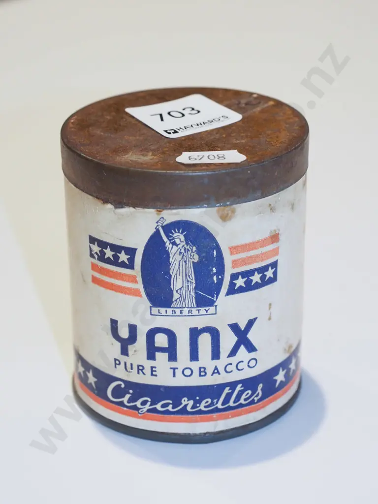 vintage Yanx tobbaco tin Image 1++