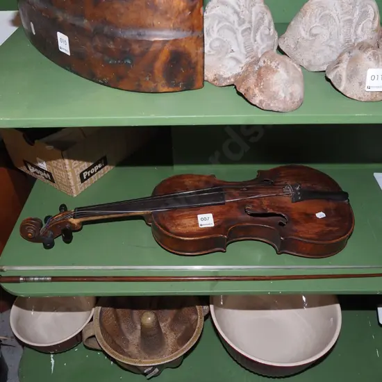 violin and bow