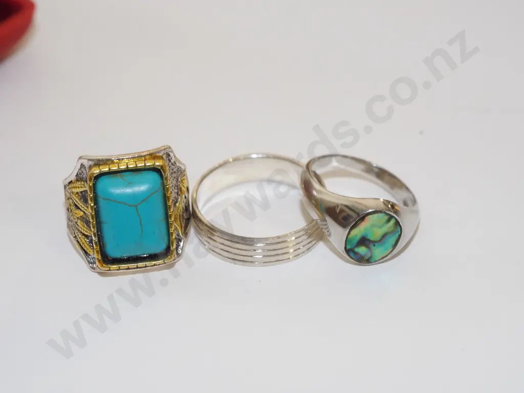 3x gents dress rings Image 1++