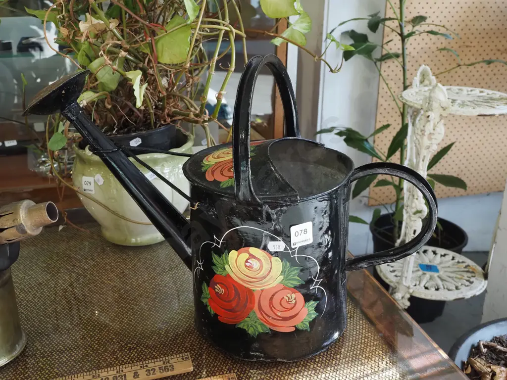 canal art painted watering can Image 1++