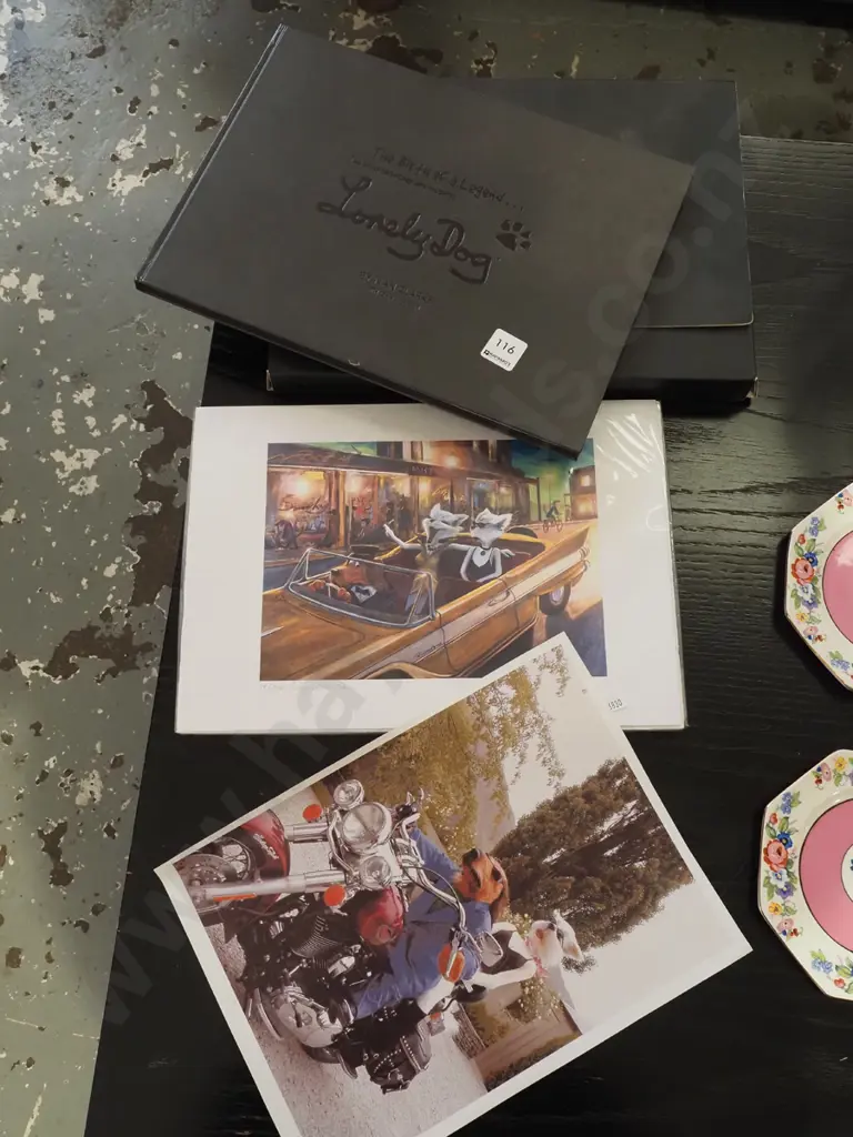 Ivan Clarke Lonely Dog Book and unframed prints, digital print Image 1++