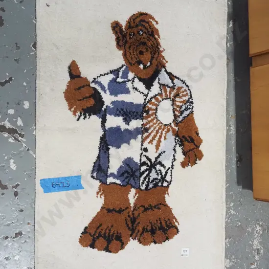 ALF tasselled floor mat L880 W560
