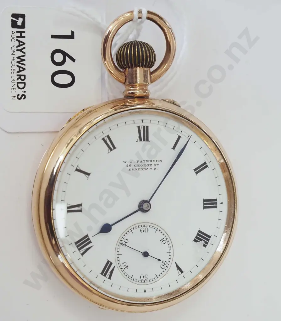 WJ Patterson "Rotherham" English 25yrs case pocket watch - condition unknown Image 1++