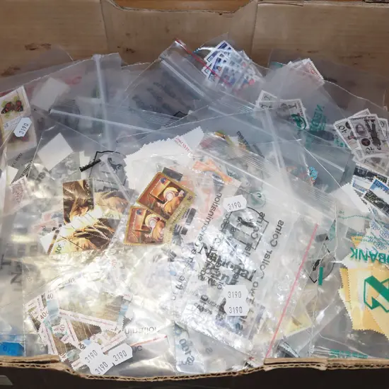 box of stamps
