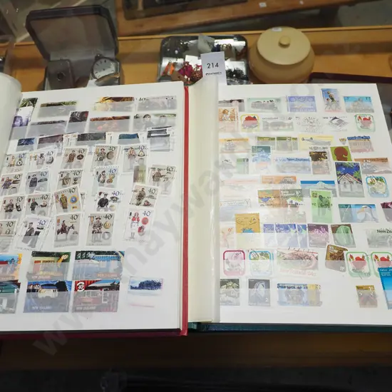 2x stamp albums
