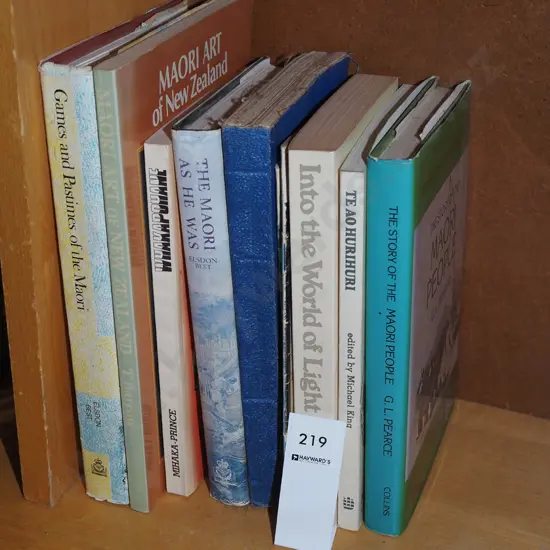 various Maori books