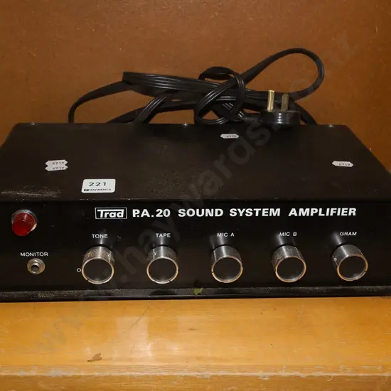 Trad PA amplifier