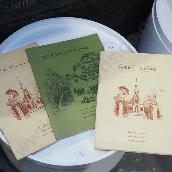 3x books; Taieri Buildings by Audrey Bascand