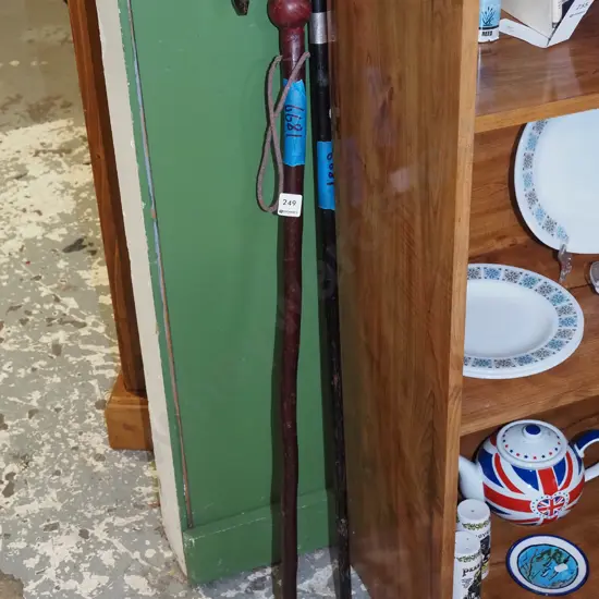 2x walking sticks
