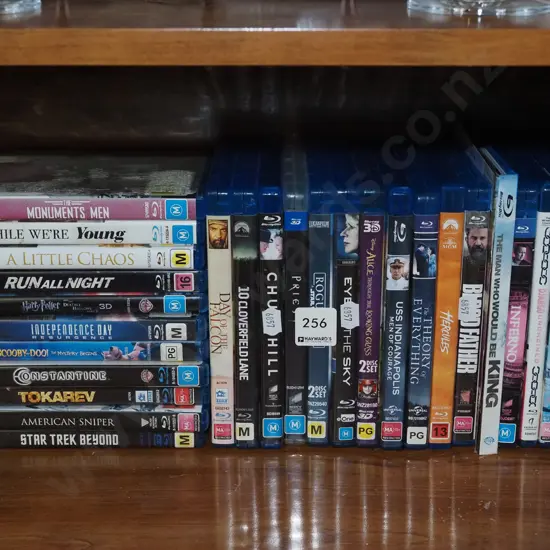 blue ray DVDs