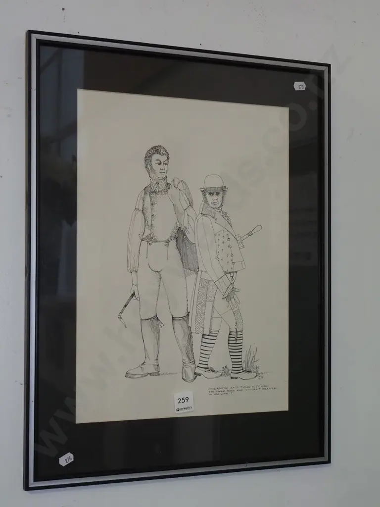 framed print - 2x men Image 1++