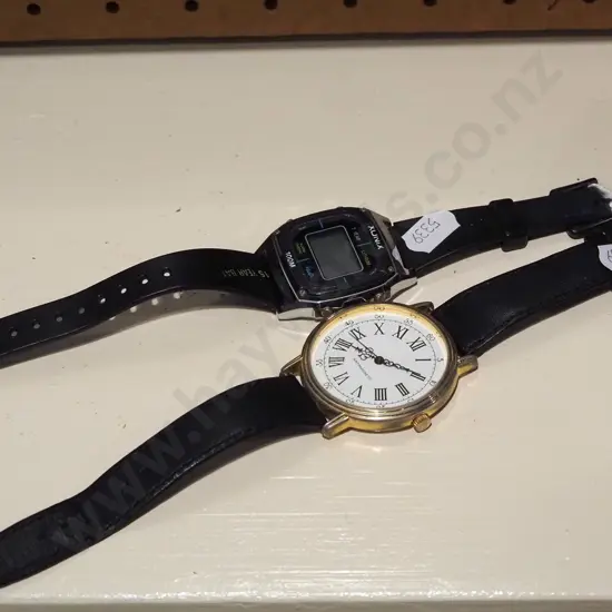 2x wristwatches  