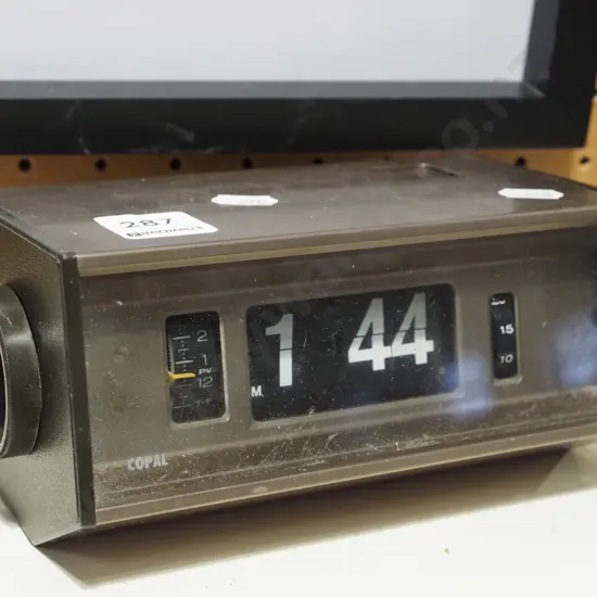 retro bedside alarm clock - As Is No Returns
