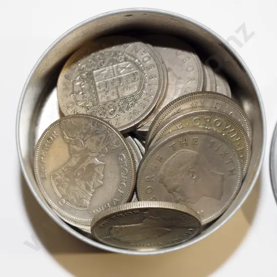 small container of coins