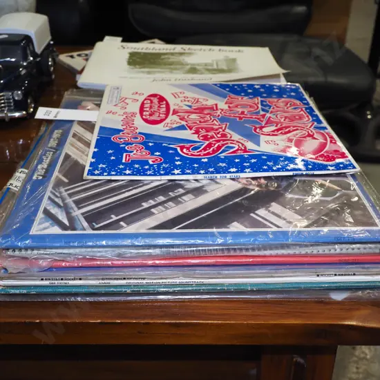 LPs; The Beatles, Elvis, Elton John etc