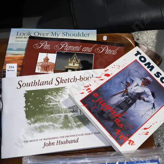 John Husband and Tom Scott art books